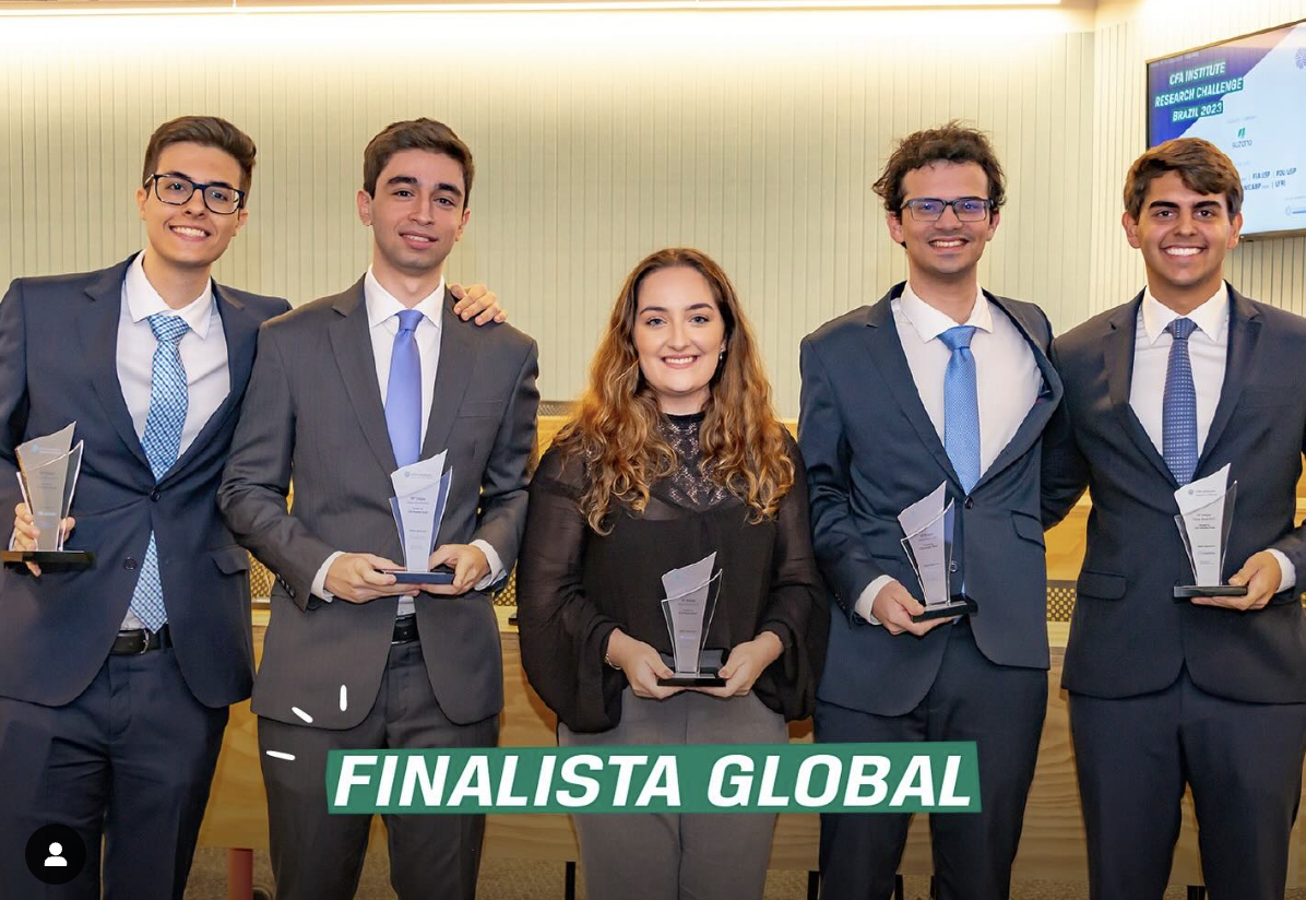 Equipe de alunos da FGV é finalista global do CFA Institute Research Challenge