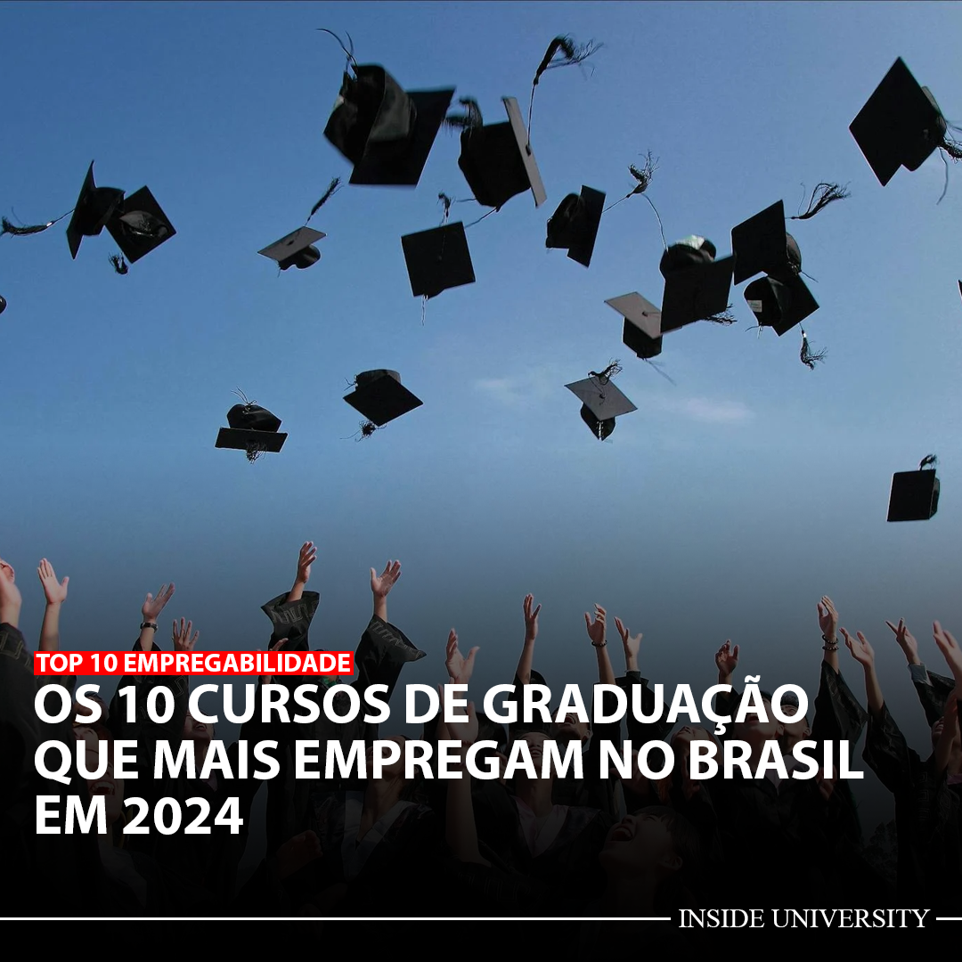 Os 10 cursos de graduação que mais empregam no Brasil em 2024